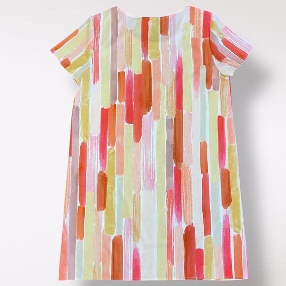 Minkpink Good‎ Life Tee Mini Dress Womens Size M Boho Pink Yellow - Picture 5 of 6